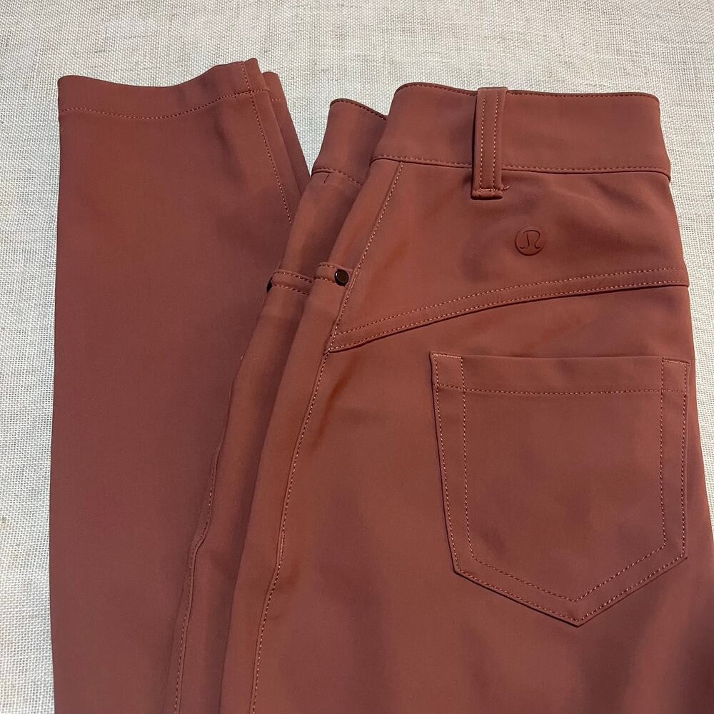 Lululemon Women’s Size 24 Ancient Copper High Rise Stretch Pants Straight Leg